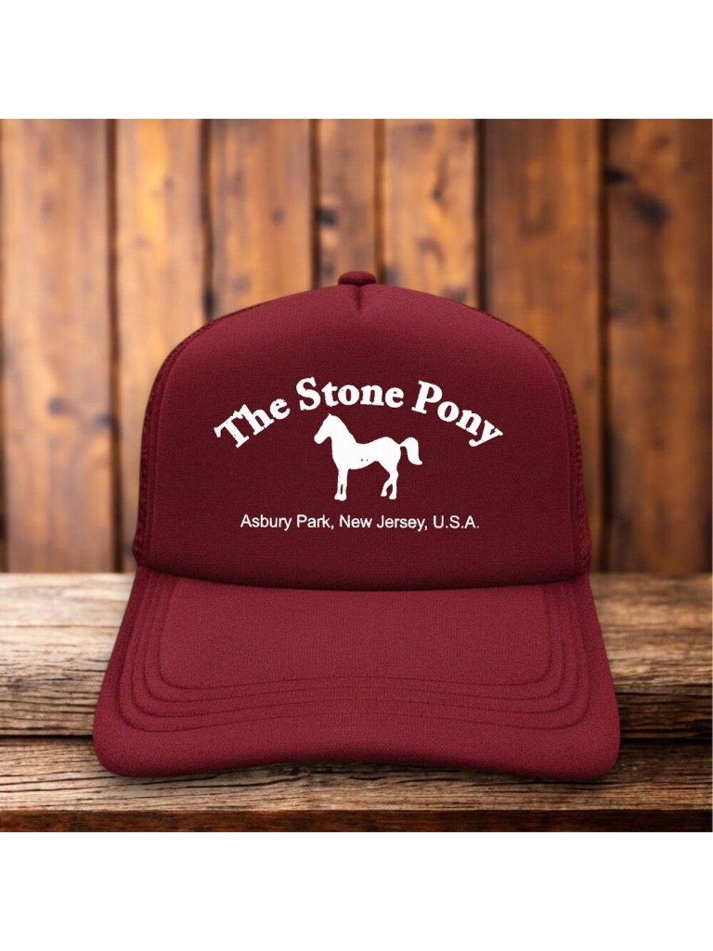 Vintage The Stone Pony Asbury Park NJ Unisex Trucker Hat Bruce Springsteen